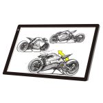 23W 12V LED Drei Helligkeitsstufen Dimmbar A2 Acryl-Kopierkarten Anime Sketch Drawing Sketchpad, EU Plug – Bild 3