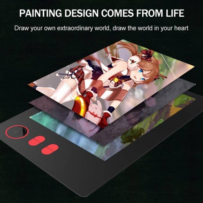 10Moons G10 Digital Tablet Kann mit 8192 Passivstift mit Mobiltelefon und Tablet-Computer verbunden werden – Bild 13