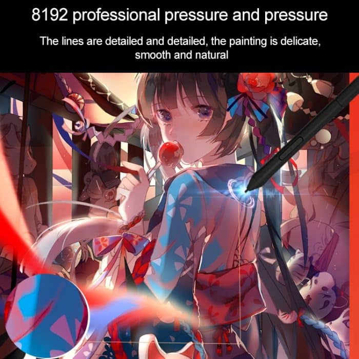 10Moons G10 Digital Tablet Kann mit 8192 Passivstift mit Mobiltelefon und Tablet-Computer verbunden werden – Bild 15