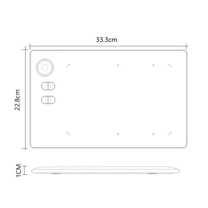 10Moons G10 Digital Tablet Kann mit 8192 Passivstift mit Mobiltelefon und Tablet-Computer verbunden werden – Bild 3