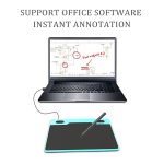 Das 10Moons T503-Zeichentablett kann mit dem Passivstift 8192 an ein Mobiltelefon-Tablet angeschlossen werden – Bild 5