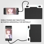 Das 10Moons T503-Zeichentablett kann mit dem Passivstift 8192 an ein Mobiltelefon-Tablet angeschlossen werden – Bild 8