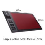 HUION Inspiroy-Serie WH1409 (8192) 5080LPI Professional Art USB-Grafik-Zeichentablett für Windows / Mac OS mit digitalem Stift – Bild 2