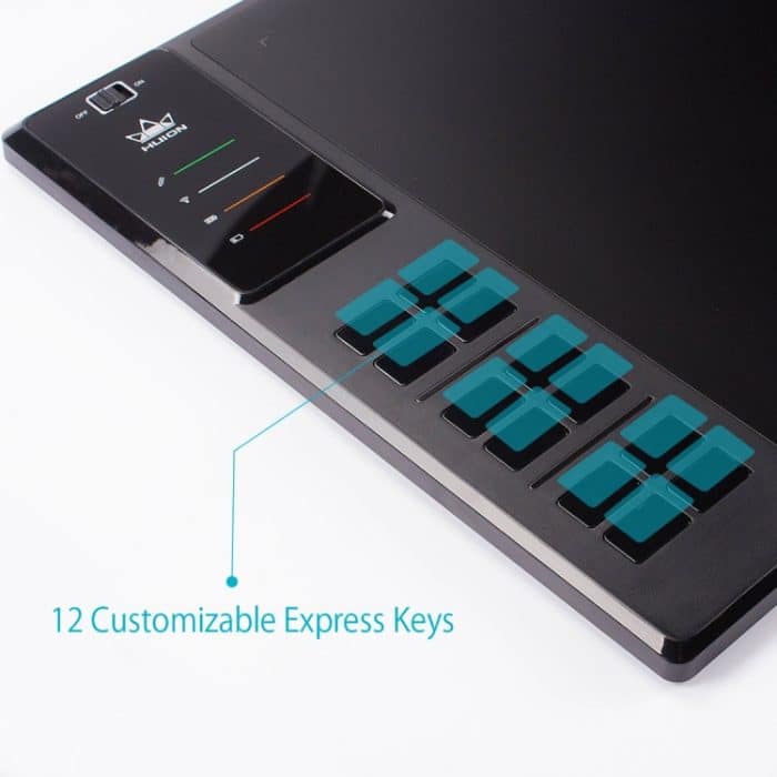 HUION Inspiroy-Serie WH1409 (8192) 5080LPI Professional Art USB-Grafik-Zeichentablett für Windows / Mac OS mit digitalem Stift – Bild 5