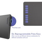 HUION Inspiroy Serie H950P 5080LPI Professionelles USB-Grafik-Grafiktablett für Windows / Mac OS mit batterielosem Stift – Bild 5