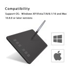 HUION Inspiroy Serie H640P 5080LPI Professionelles USB-Grafik-Grafiktablett für Windows / Mac OS mit batterielosem Stift – Bild 7