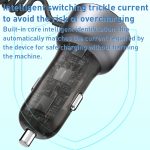 Yesido Y57 50 W PD + QC3.0 Dual-Port-Autoladegerät mit 8-poligem Federdatenkabel – Bild 7