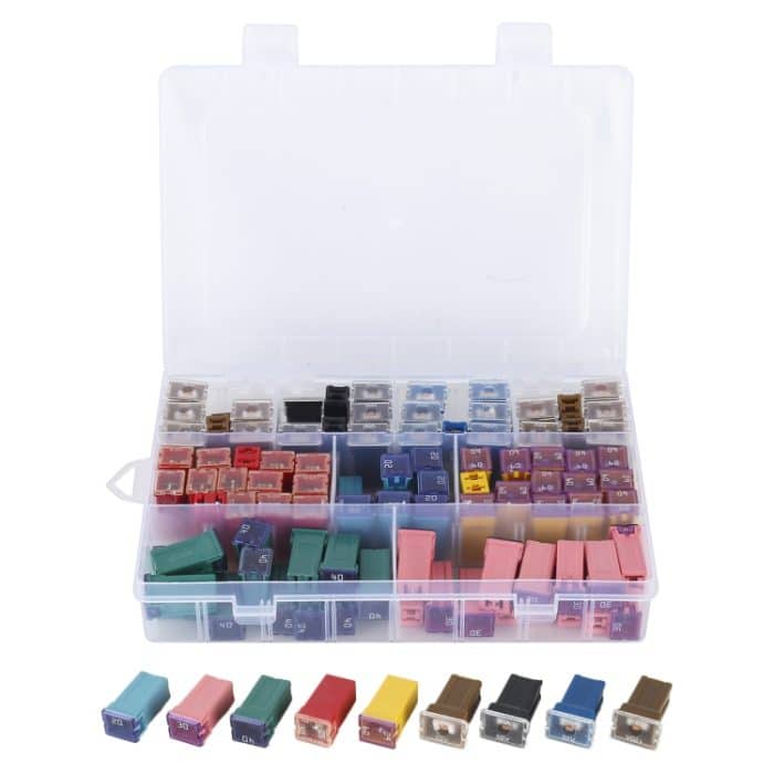 96 in 1 Kfz-Inline-Flachsicherungshalter-Set – Bild 1