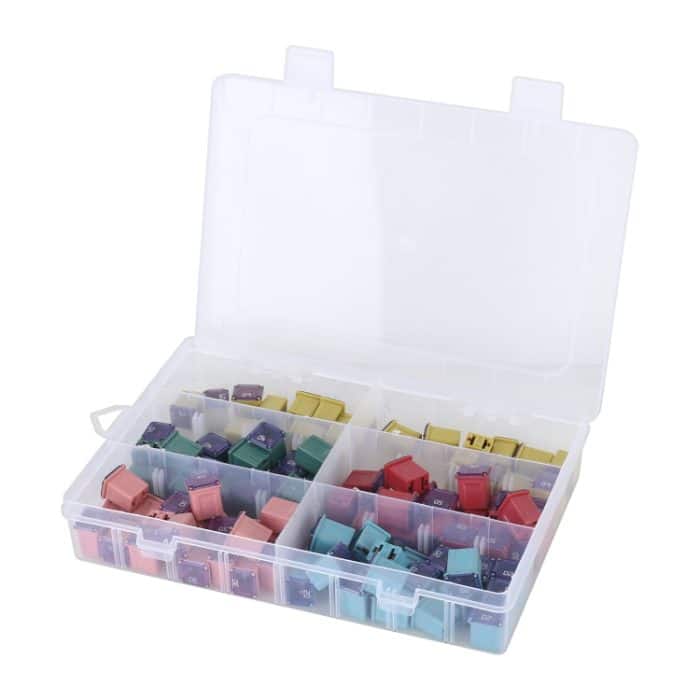 100 in 1 Kfz-Inline-Flachsicherungshalter-Set – Bild 2