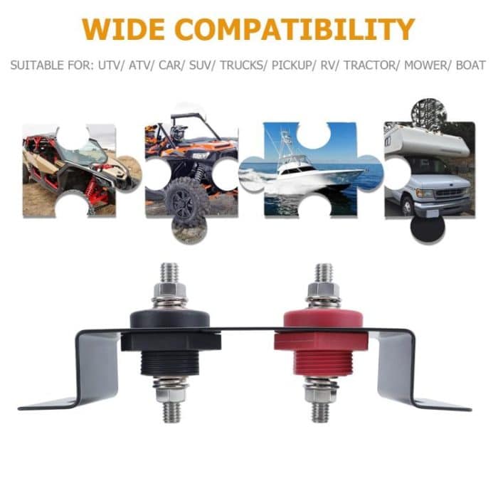 CP-5190 M10 Edelstahl Stud Auto RV Marine Batterie Terminal Starter Batterie Terminal Extender – Bild 7