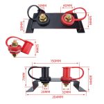 CP-5191 M10 Dünne Stud Auto RV Marine Batterie Terminal Starter Batterie Terminal Extender – Bild 6