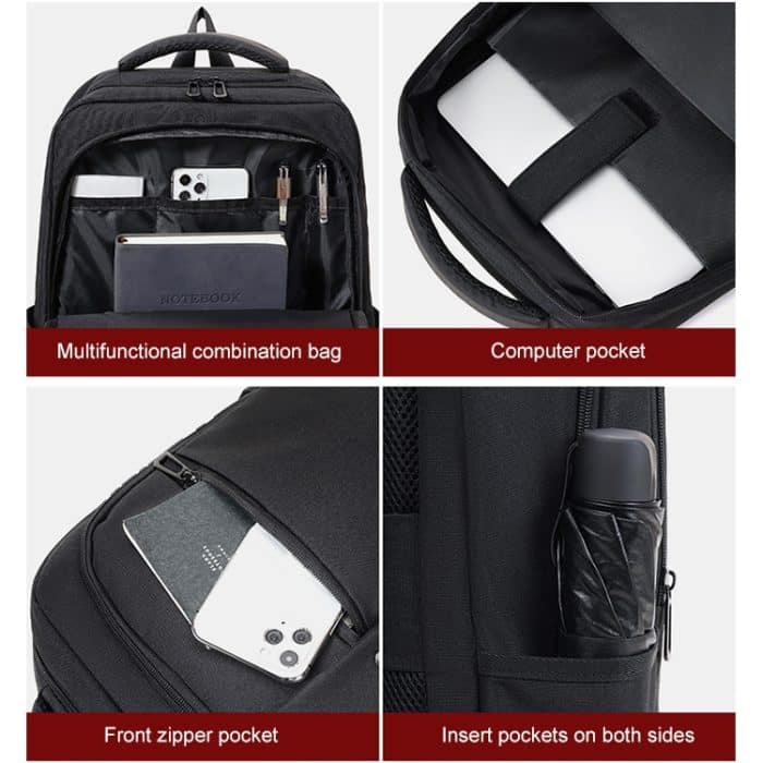 cxs-610 Multifunktionaler Oxford-Stoff-Laptoptaschen-Rucksack – Bild 6