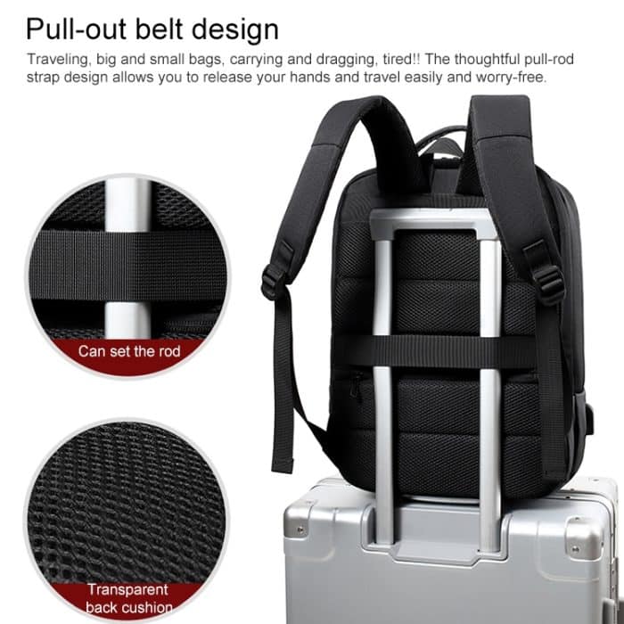 cxs-618 Multifunktionaler Oxford-Laptoptaschen-Rucksack – Bild 6