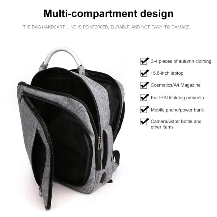 cxs-620 Multifunktionaler Oxford-Laptoptaschen-Rucksack – Bild 6