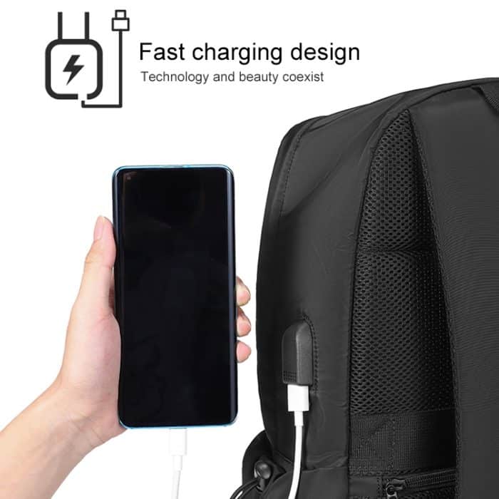 cxs-7203 Multifunktionaler Oxford-Laptoptaschen-Rucksack – Bild 5