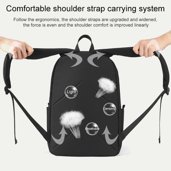 cxs-7301 Multifunktionaler Oxford-Laptoptaschen-Rucksack – Bild 4