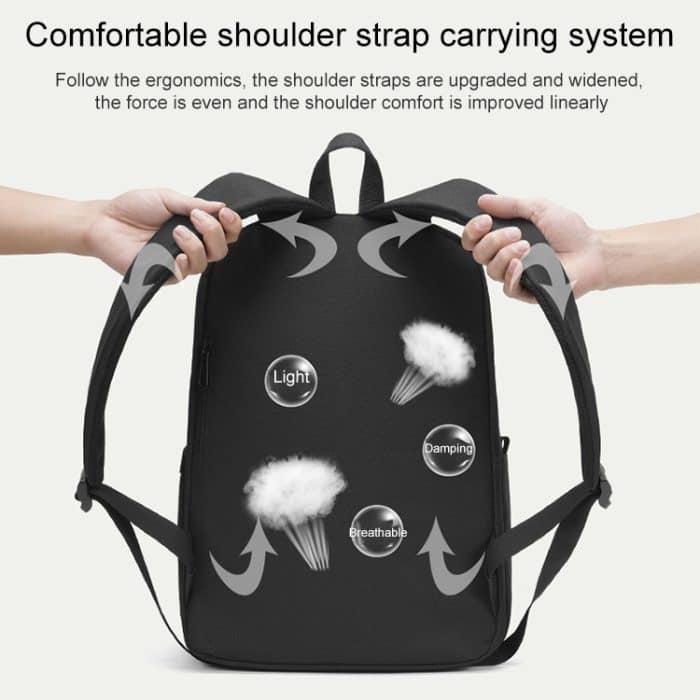 cxs-8106 Multifunktionaler Oxford-Laptoptaschen-Rucksack – Bild 5