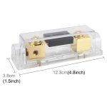 Car Audio Sicherungshalter Versicherung 100A Car Audio Sicherungshalter Auto Auto Sicherungshalter Blade Sicherungshalter – Bild 2