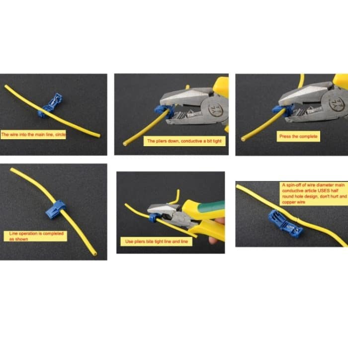 50 PCS T-Tap elektrischer lötfreier Drahtstecker – Bild 7