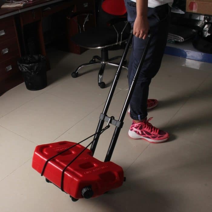 Leichte tragbare zusammenklappbare Gepäckwagen Reisewagen mit Seil – Bild 5