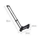 Leichte tragbare zusammenklappbare Gepäckwagen Travel Trolley – Bild 6