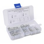 100 PCS Hochleistungs verzinkter Splint R Traktorclip Pin für Auto / Boot / Garagen – Bild 2