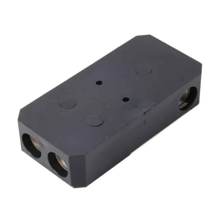 Car Stereo Car Audio Sicherungshalter Versicherung 60A Car Audio Sicherungshalter 1 in 2 Möglichkeiten Auto Auto Sicherungshalter Blade Sicherungshalter für Car Audio – Bild 3