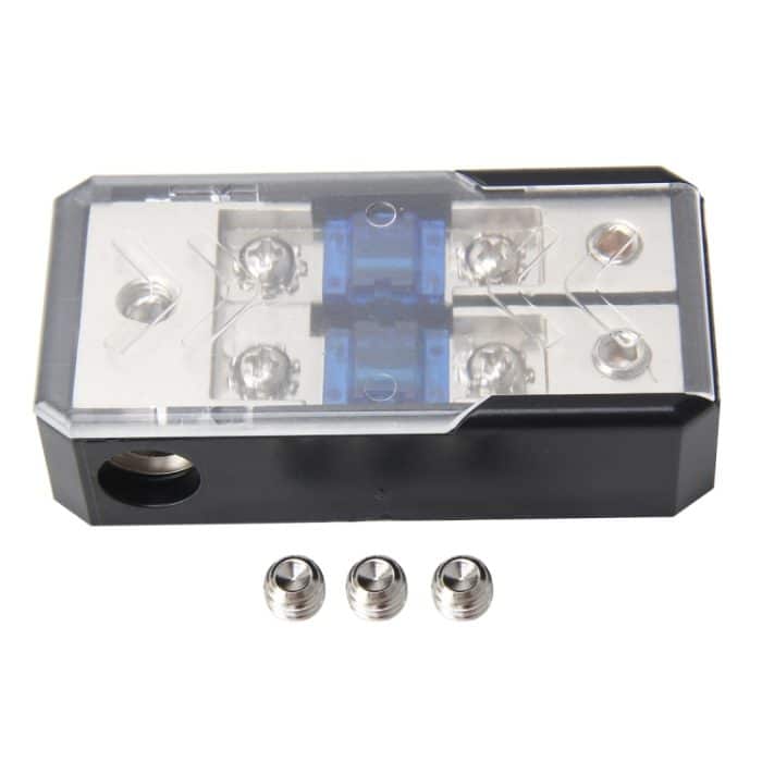 Car Stereo Car Audio Sicherungshalter Versicherung 60A Car Audio Sicherungshalter 1 in 2 Möglichkeiten Auto Auto Sicherungshalter Blade Sicherungshalter für Car Audio – Bild 6