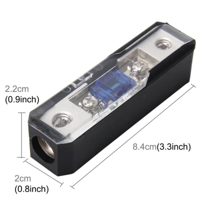 Car Stereo Car Audio Sicherungshalter Versicherung 60A Car Audio Sicherungshalter Car Auto Sicherungshalter Blade Sicherungshalter für Car Audio – Bild 2