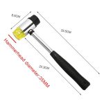 35mm Mini Stahlgriff Rundkopfhammer – Bild 2