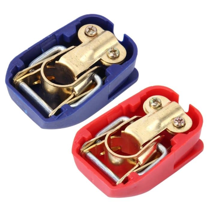 2 PCS Autobatterie-Starthilfe-Anschluss Batterieschalter Schnellverschluss-Anschlüsse Batterie-Schnelltrennklemme – Bild 1