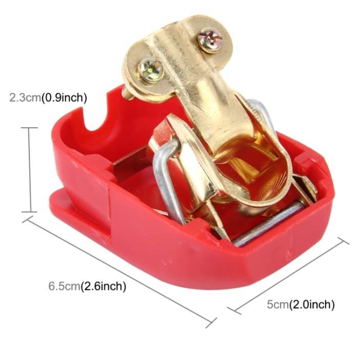 2 PCS Autobatterie-Starthilfe-Anschluss Batterieschalter Schnellverschluss-Anschlüsse Batterie-Schnelltrennklemme – Bild 5