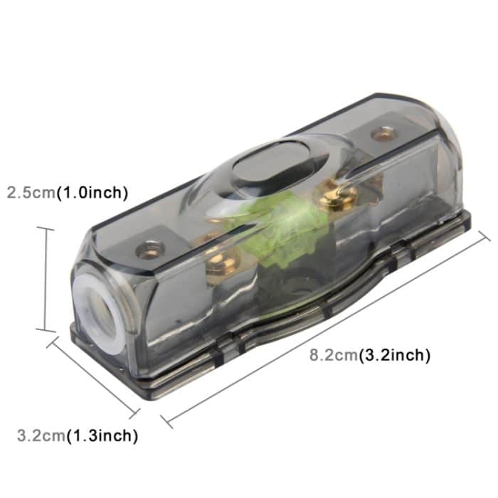 Auto Auto Sicherungshalter Blade Sicherungshalter Anschraubbarer Sicherungshalter mit 100A Sicherung für Car Audio – Bild 2