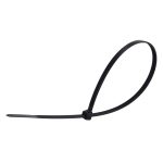 250 Stück/Packung 5 mm x 300 mm Nylon-Kabelbinder, 5mm*300mm Black, 5mm*300mm White – Bild 2