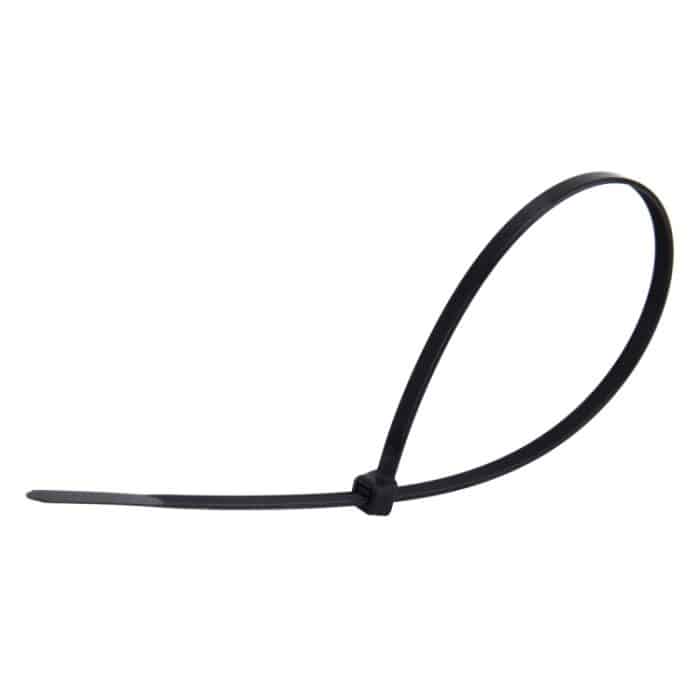 250 Stück/Packung 5 mm x 300 mm Nylon-Kabelbinder, 5mm*300mm Black, 5mm*300mm White – Bild 2