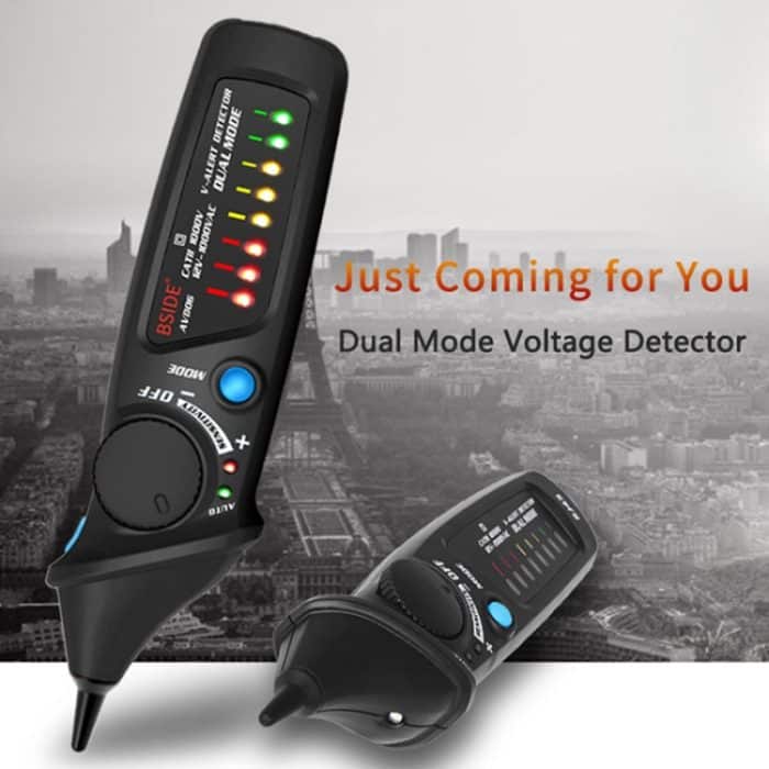 BSIDE AVD06 Berührungslose AC-Spannungsdetektoren, 12–1000 V, Induktionselektrosonde, Stifttyp, ACV-Elektrotester, Haushaltswerkzeug mit LED-Licht – Bild 7