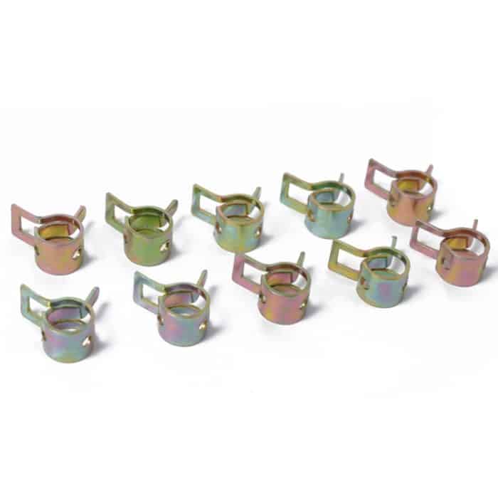 CMS9756.jpg 10 PCS 10mm Autofederclip Kraftstoffleitung Schlauchclip Wasserrohr Luftschlauchklemme Befestigung – Bild 1