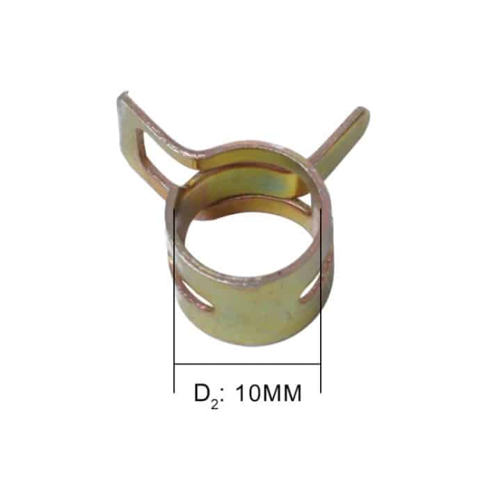 10 PCS 10mm Autofederclip Kraftstoffleitung Schlauchclip Wasserrohr Luftschlauchklemme Befestigung – Bild 4