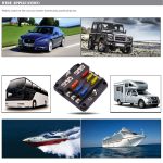 Unabhängige positive und negative 1-in-6-Out-6-Wege-Sicherungskasten-Sicherungshalter-Kits mit LED-Warnanzeige für Auto-PKW-LKW-Boote – Bild 4