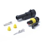 10 Sätze 1-polig abgedichtetes wasserdichtes elektrisches Kabel Steckerklemme Auto Auto Set – Bild 2