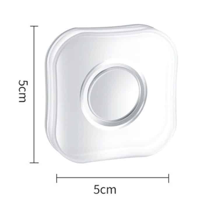 Quadratische Form Multifunktions-tragbare starke Adsorption Nano Traceless Aufkleber Kabelklemme Aufbewahrungshaken Handyhalter Halterung – Bild 3