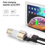 Ivon CC33 36W 6A Dual QC 3.0 USB Full Metal Car Ladegerät – Bild 5