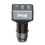 IVON CC36 39W 7.2A QC 3.0 USB + Dual USB-Autoladegerät mit Umgebungslicht
