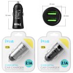 IVON CC26 5V 2,1A Mini-Autoladegerät mit zwei USB-Anschlüssen, CC26 Black, CC26 Grey – Bild 6