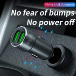 Ivon CC38 2.4A Dual USB-Autoladegerät + 1m USB bis 8 Pin Schnellladungsdatenkabelsatz – Bild 3