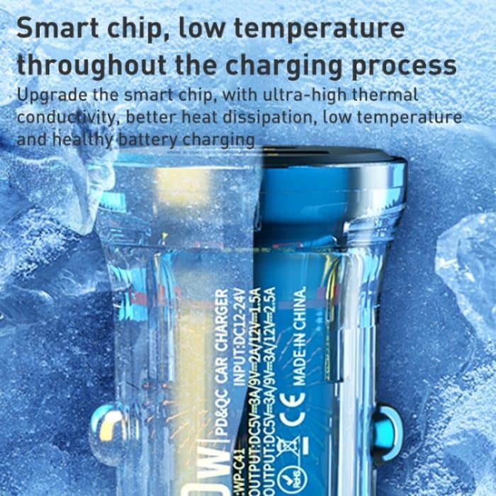 WK WP-C41 Vanguard Serie 30W USB + Typ-C Autoladegerät – Bild 4