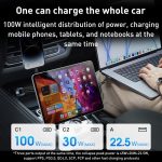 MOMAX UC17E 100 W USB-C / Typ-C x 2 + USB-Autoladegerät mit drei Anschlüssen – Bild 8