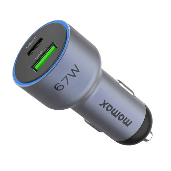 MOMAX UC16E 67W USB-C / Typ-C + USB-Autoladegerät mit zwei Anschlüssen – Bild 3