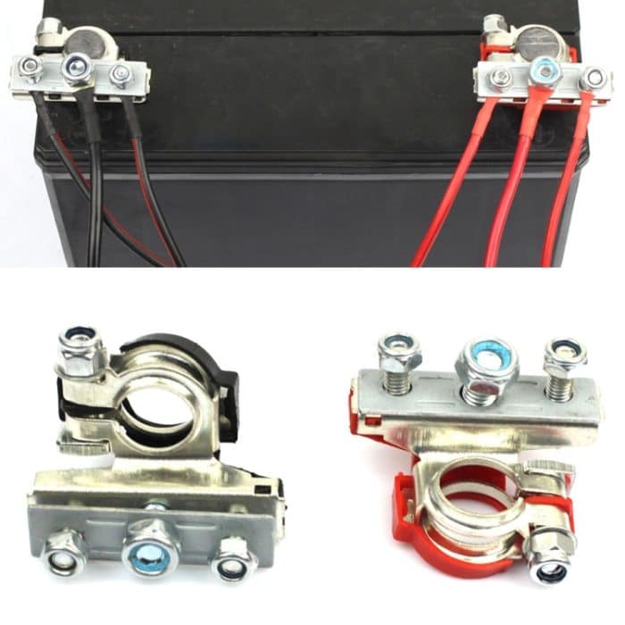 FOXSUR 1 Pair Car Kfz-Batteriekabelklemmen Klemmenstecker-Kit – Bild 1