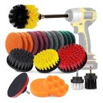 22 in 1 Stock Wandfenster Glasreinigung Entkalkeln Elektrische Bohrer Bürstenkopf Set